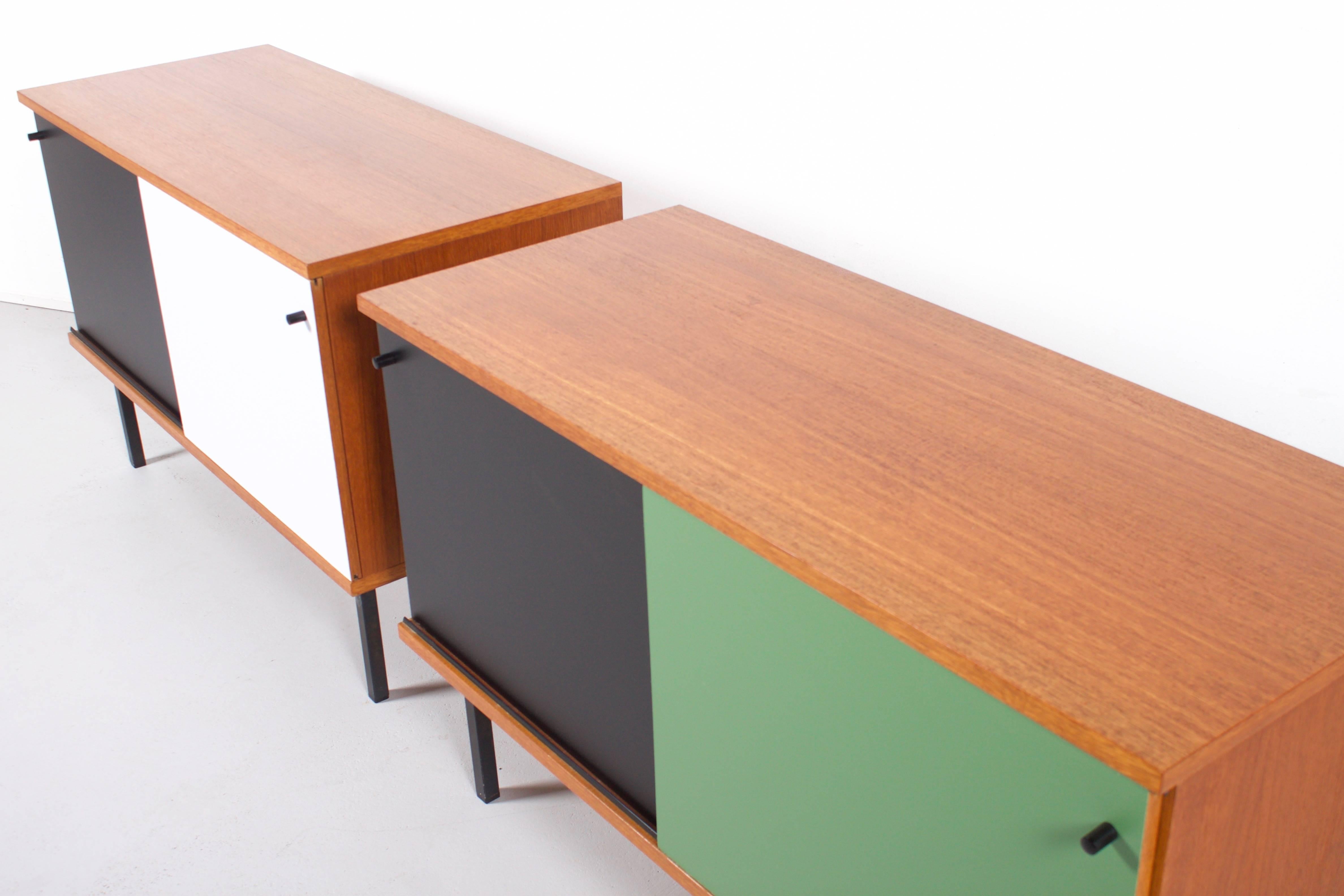 Teak Cabinets by Gunther Renkel for Rego, 1960s In Good Condition In Echt, NL
