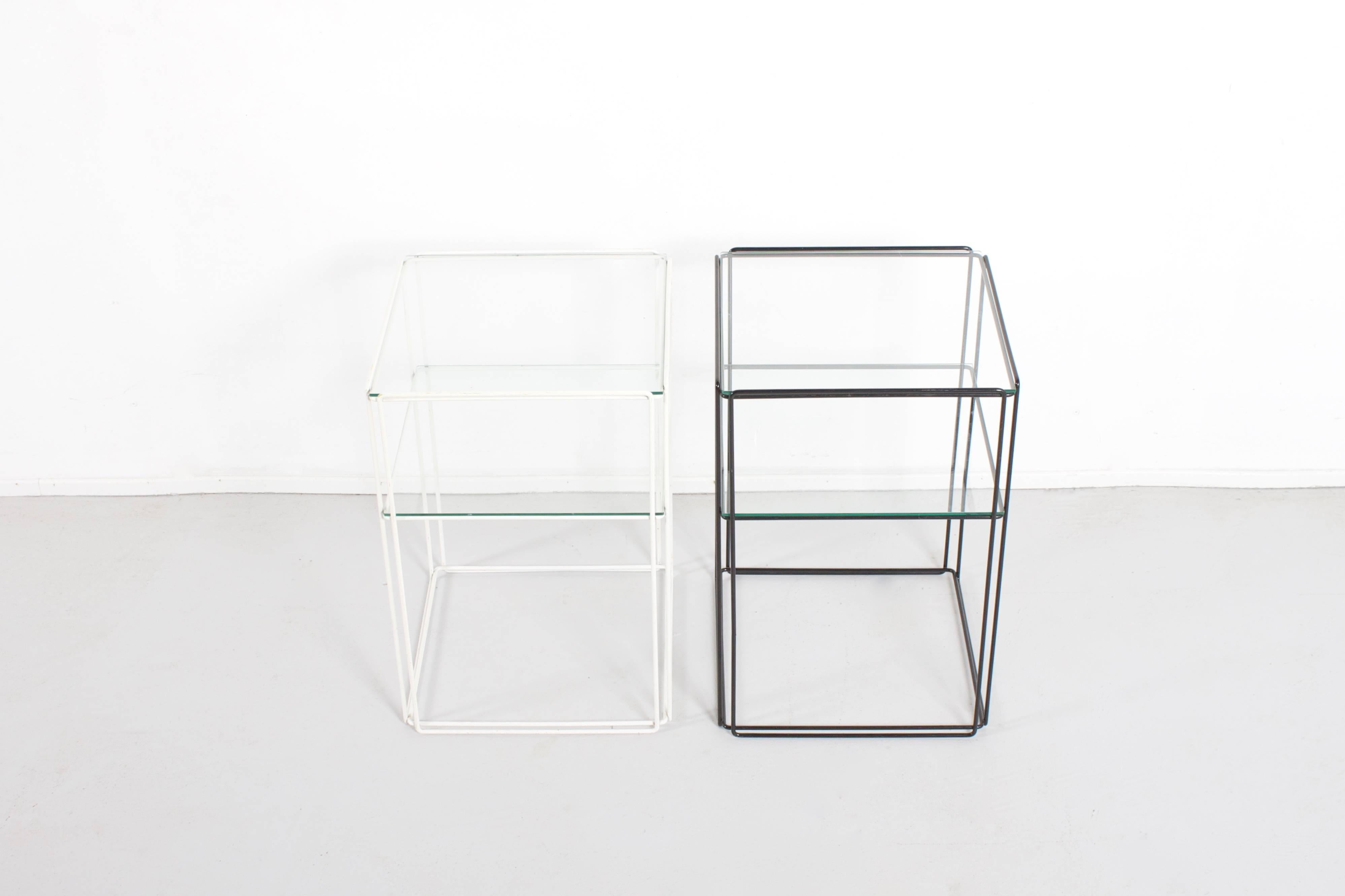 Set of Two-Tier 'Isocele' Tables by Max Sauze, France, 1970s 1