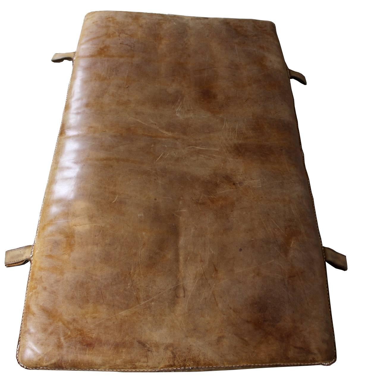 Vintage Leather Gym Mat