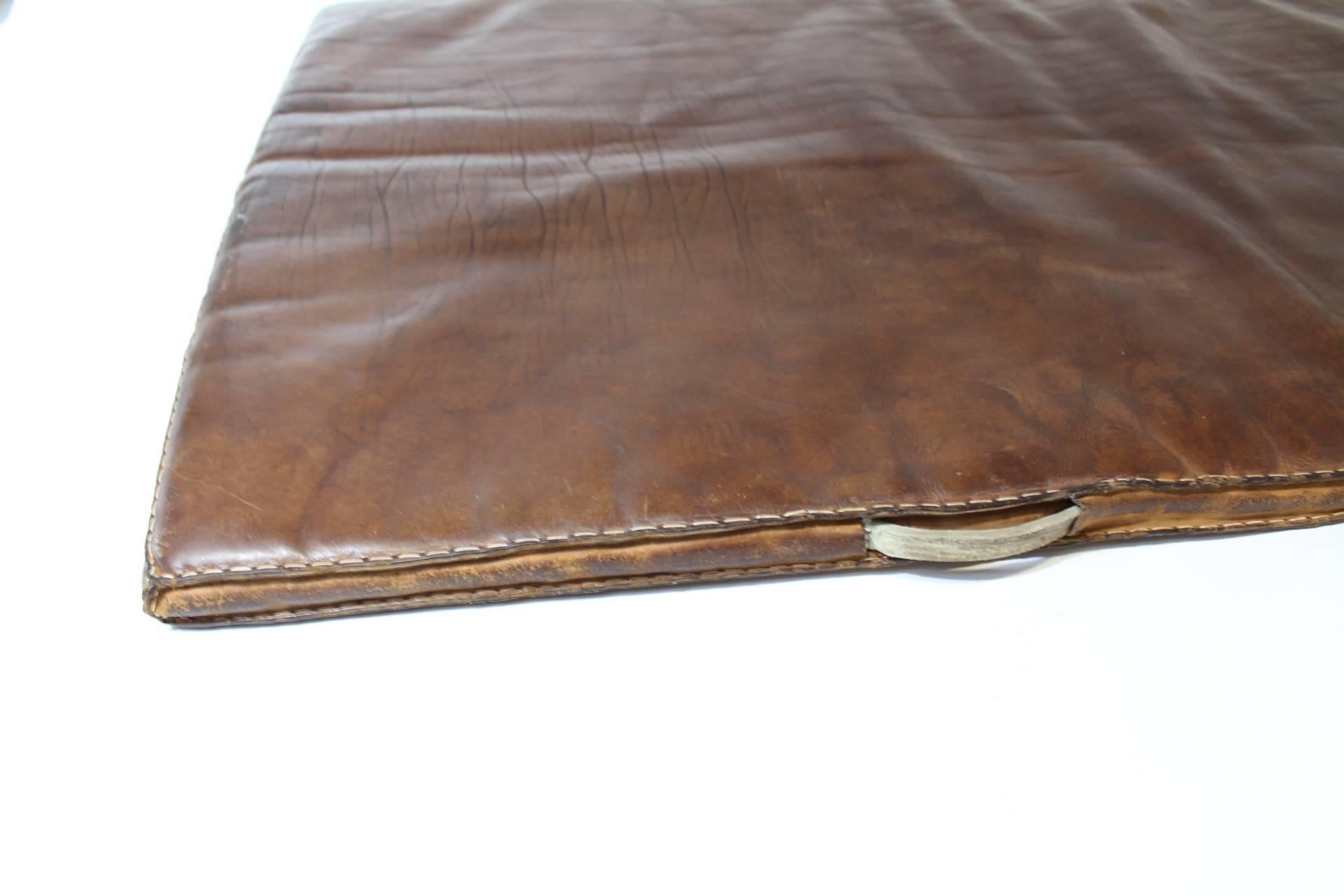 Industrial 1950s Leather Gym Mat