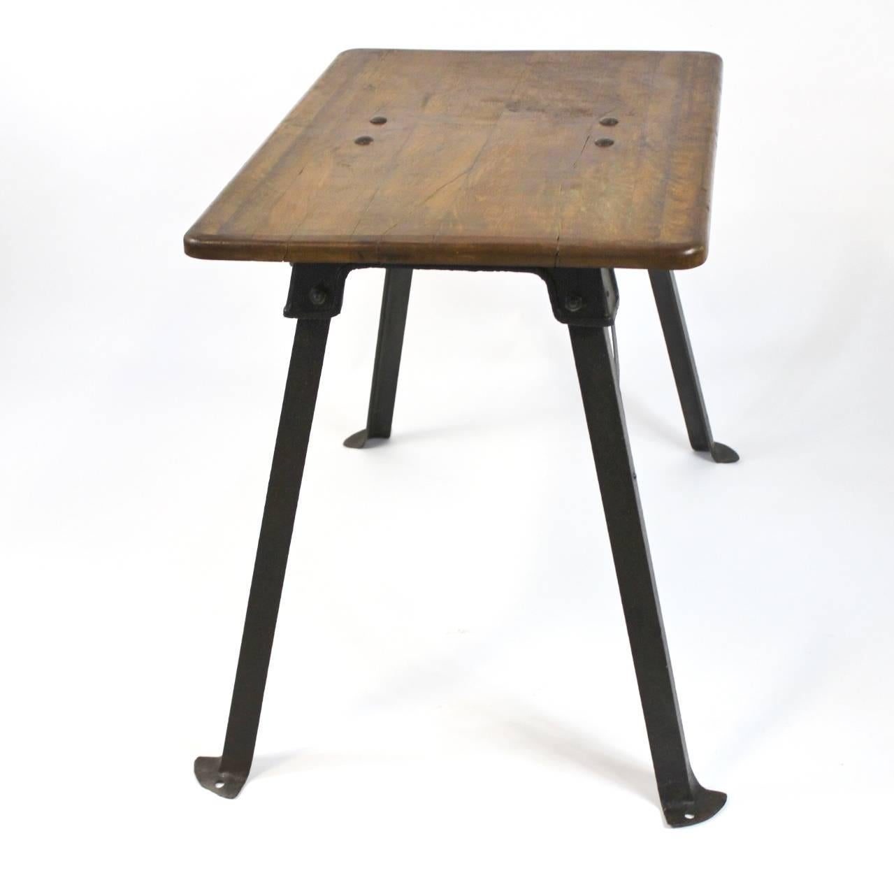 20th Century Industrial Side Table