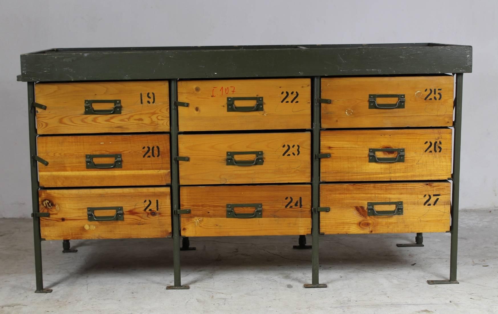industrial chest of drawers