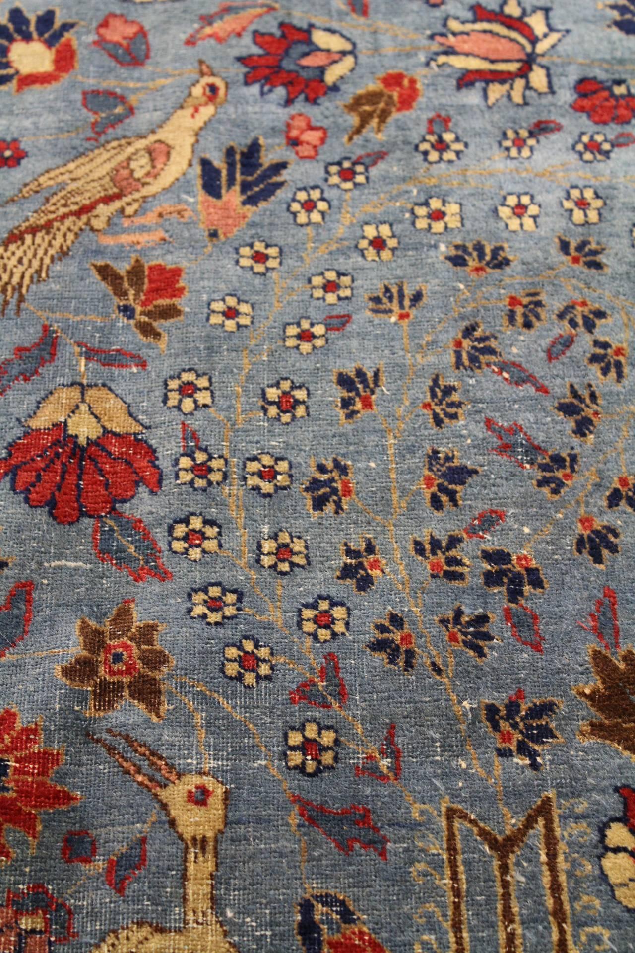 Large Tabriz Carpet In Good Condition In Cimelice, Czech republic