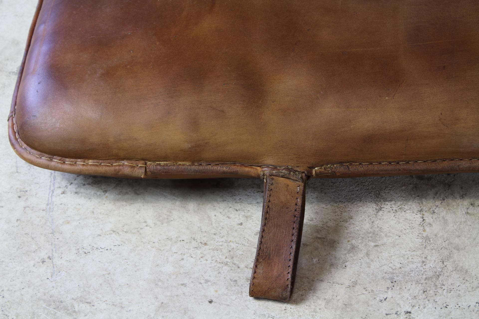 European Pair of Vintage Leather Gym Mats, 1930s