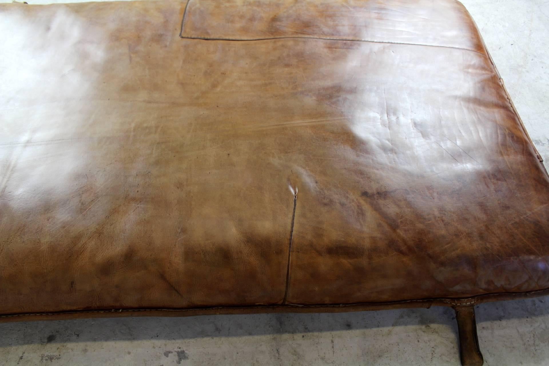 Pair of Vintage Leather Gym Mats, 1930s 2