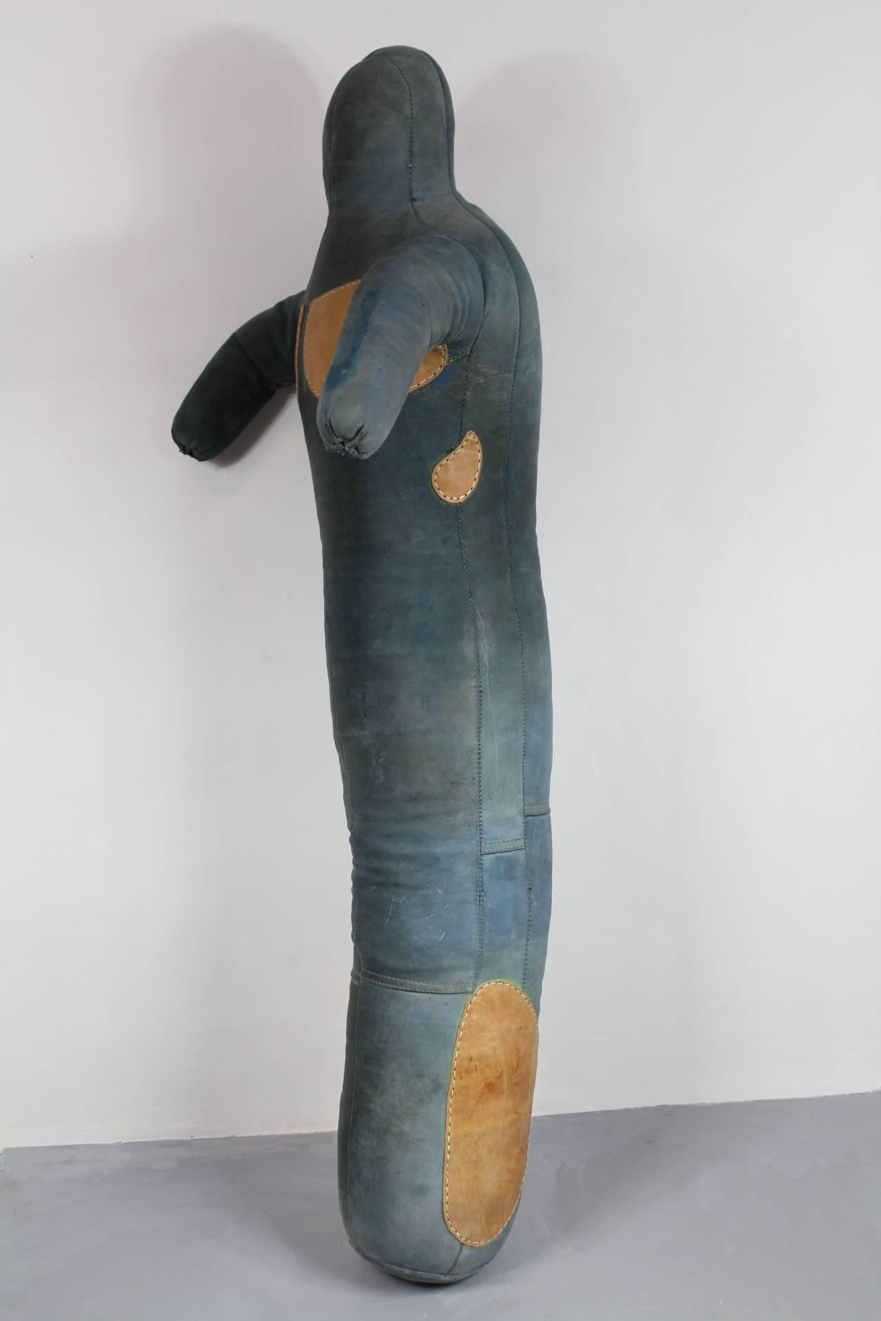 1960s Lifesize Leather Wrestling Dummy, Russia In Good Condition In Cimelice, Czech republic