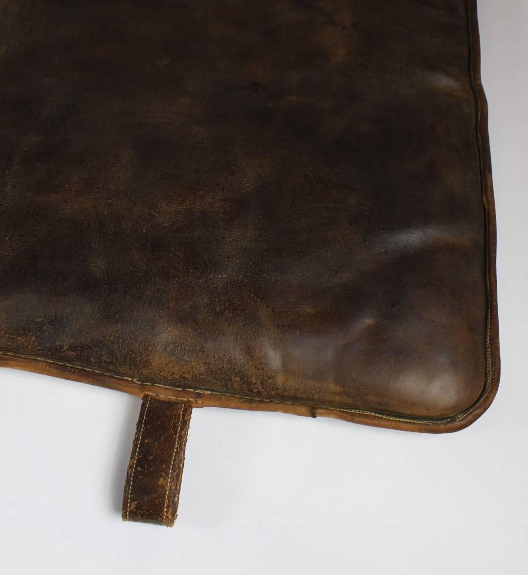 European 1930s Leather Gym Mat