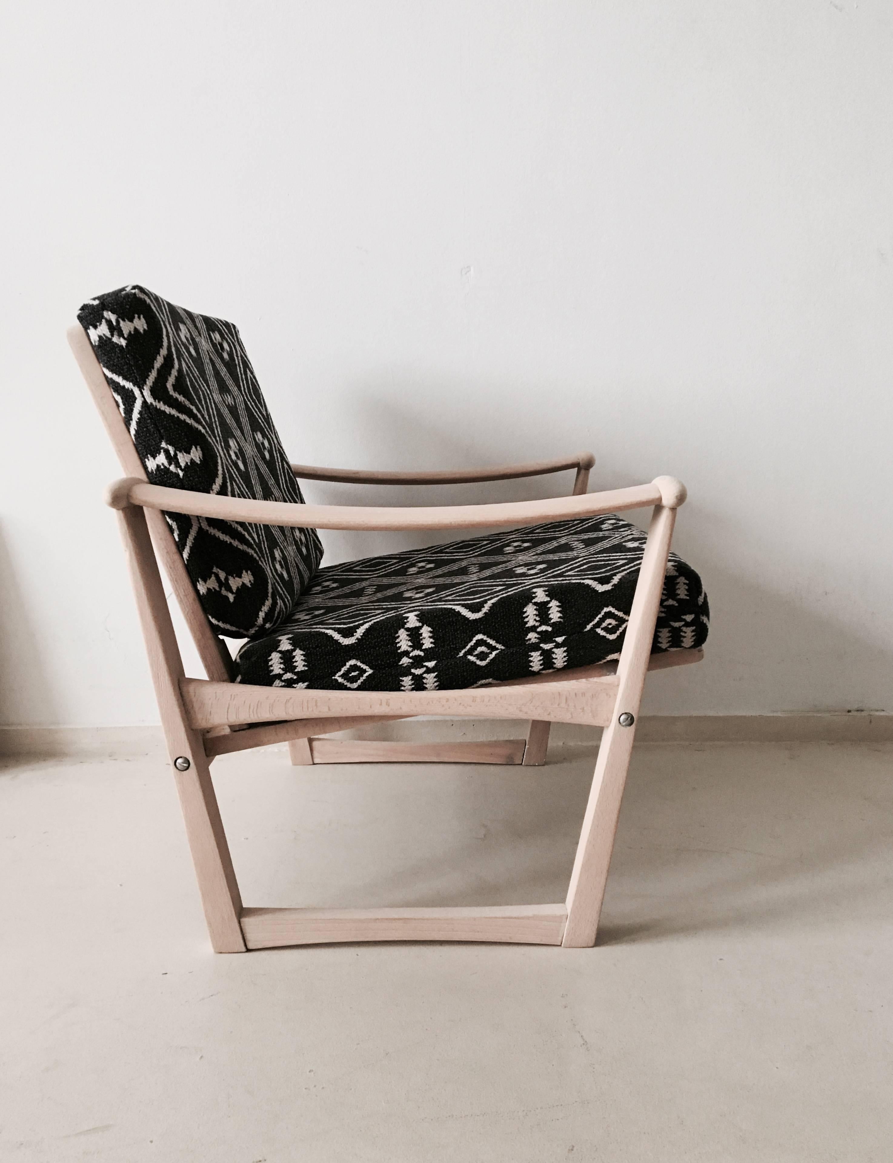 Dutch Bohemian armchair,  Finn Juhl, M. Nissen for Pastoe, 1960s. For Sale