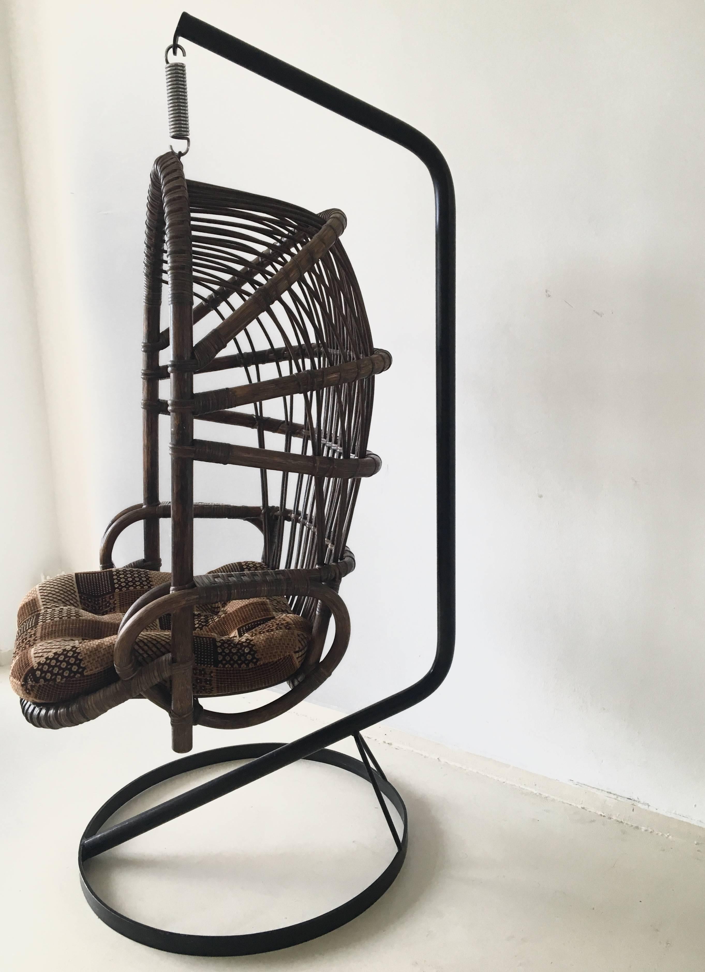 hanging cane chair