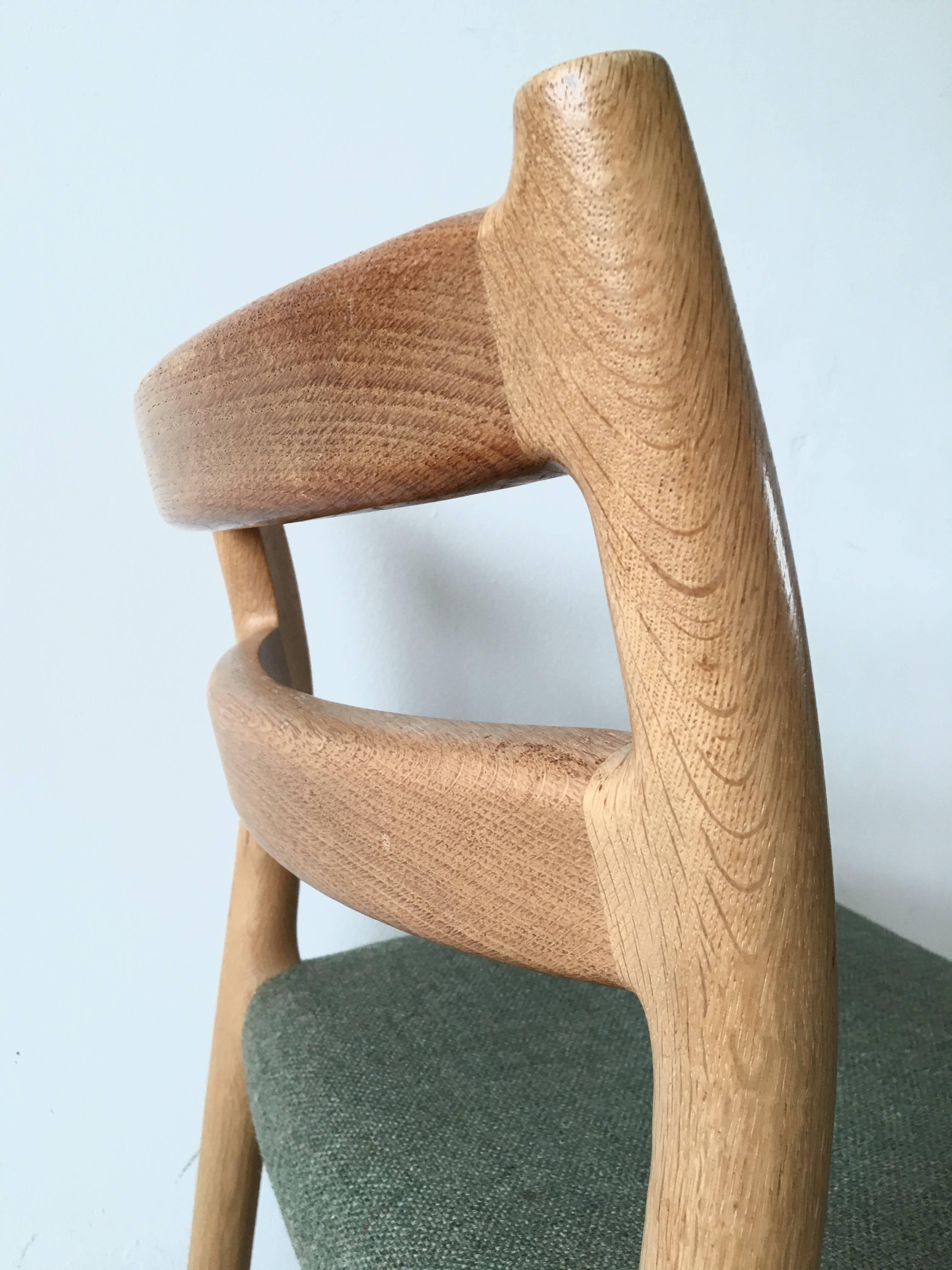 Danish Set of Two Dining Chairs in Teak by J.L. Moller for Højbjerg, Denmark, 1960s For Sale