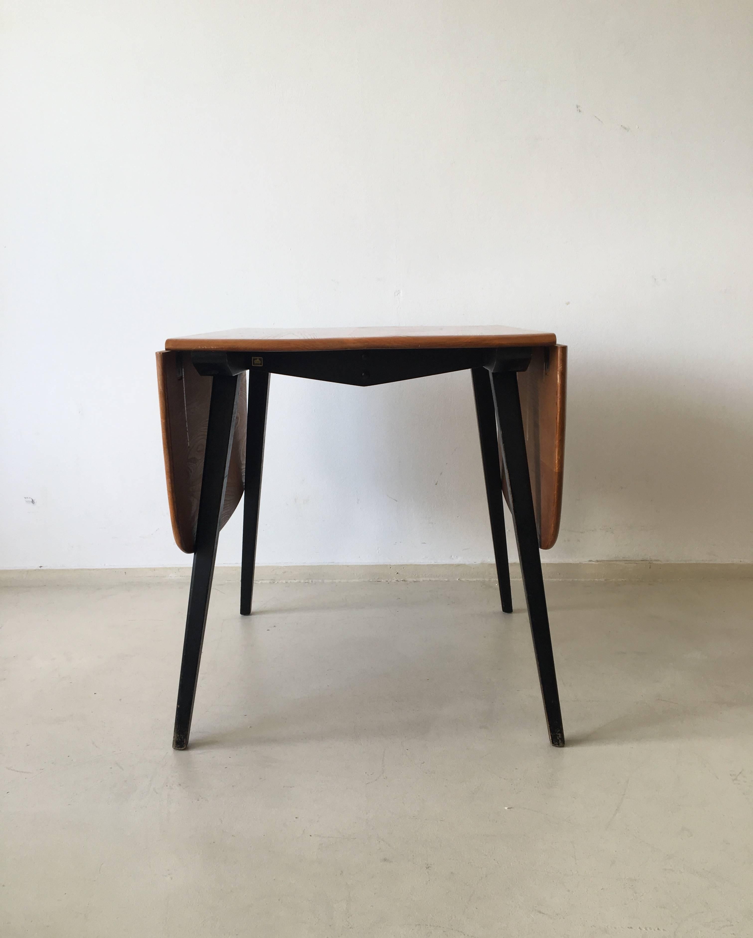 ercol drop leaf dining table