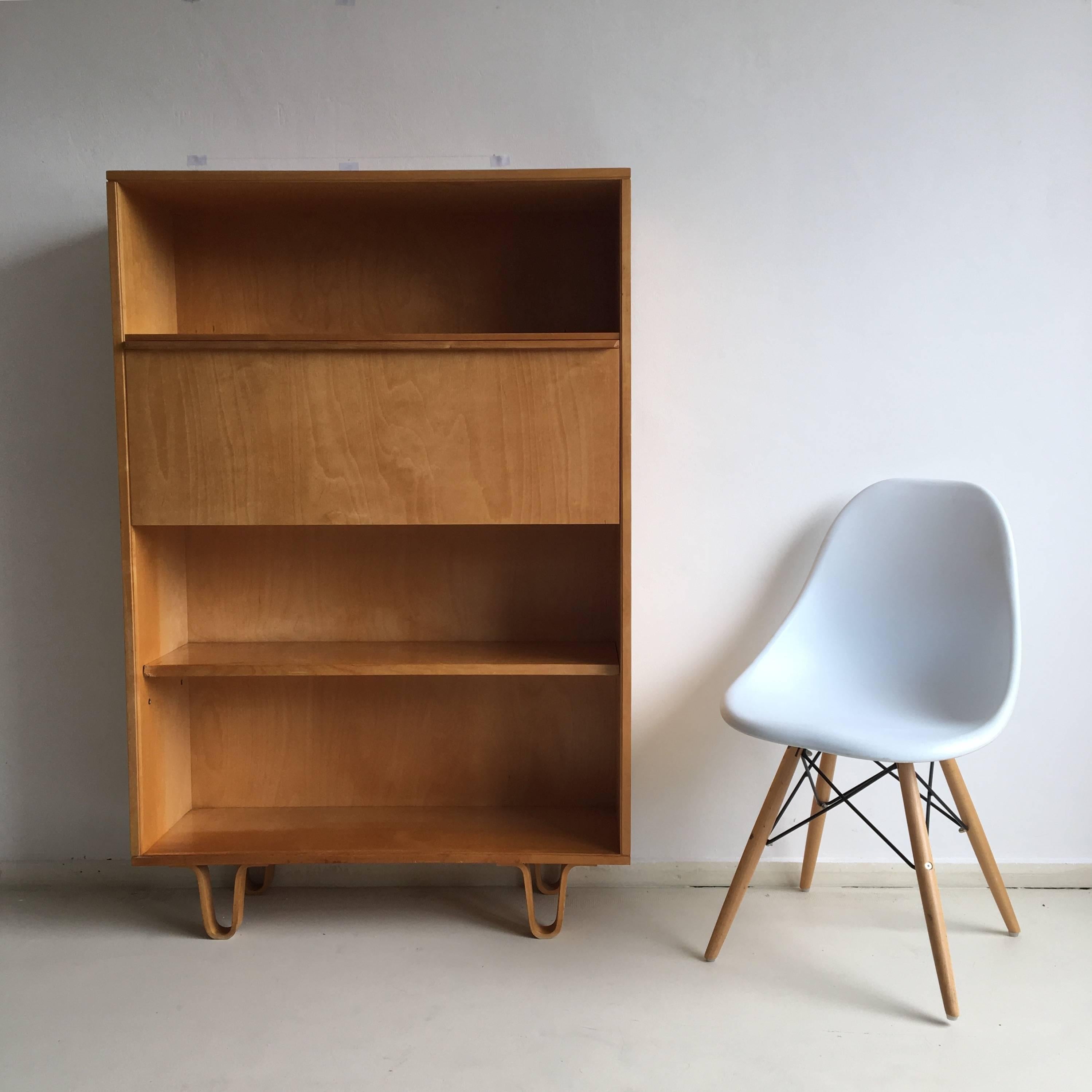 Dutch Secretaire in Birch by Cees Braakman for Pastoe, 1950s