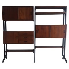 Vintage Modular Wall Unit by Simpla-Lux, 1960s