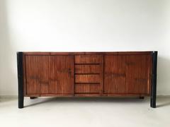 Mid-Century Bamboo Sideboard, 1950s-1960s