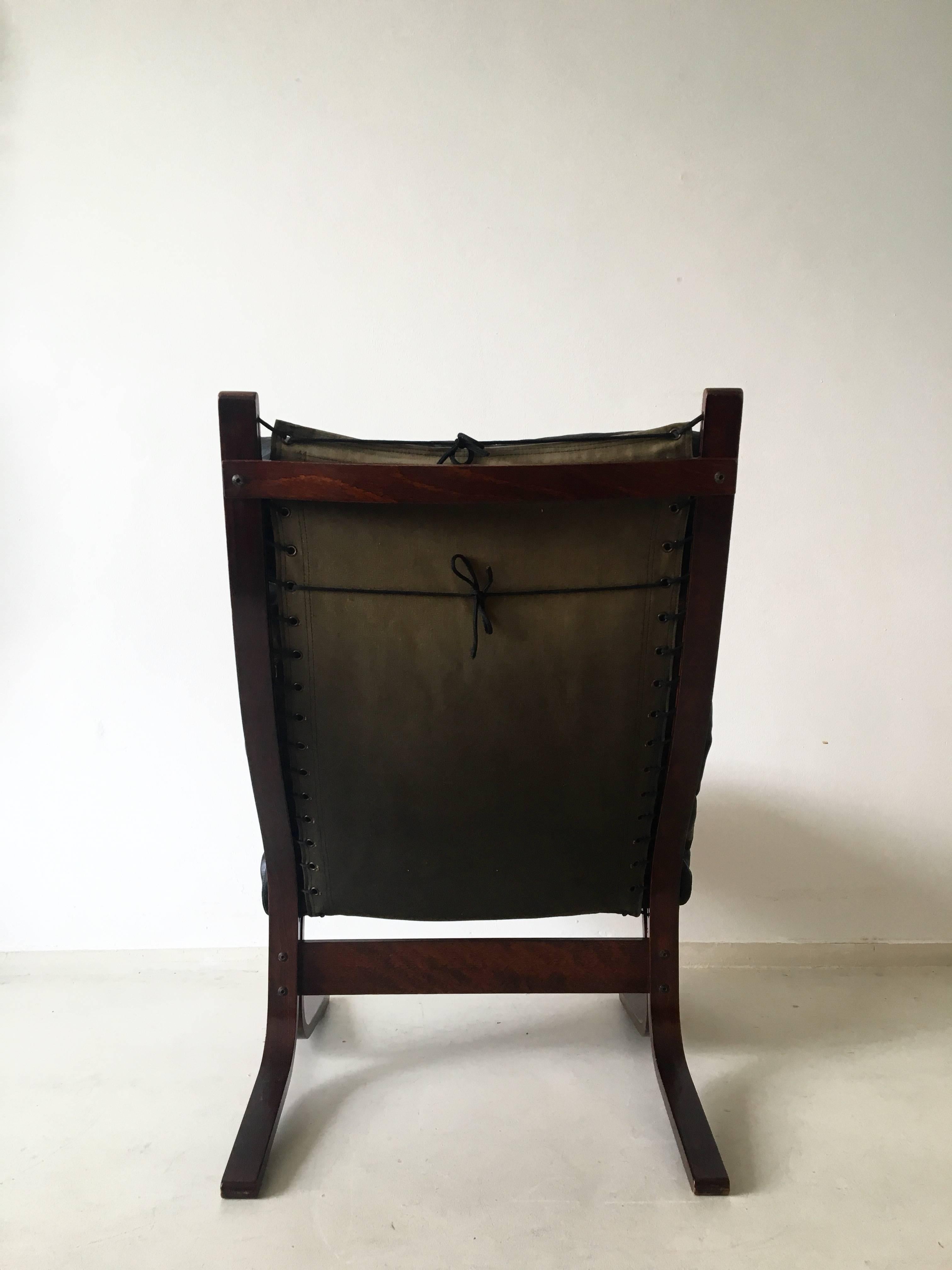 high back chair and ottoman