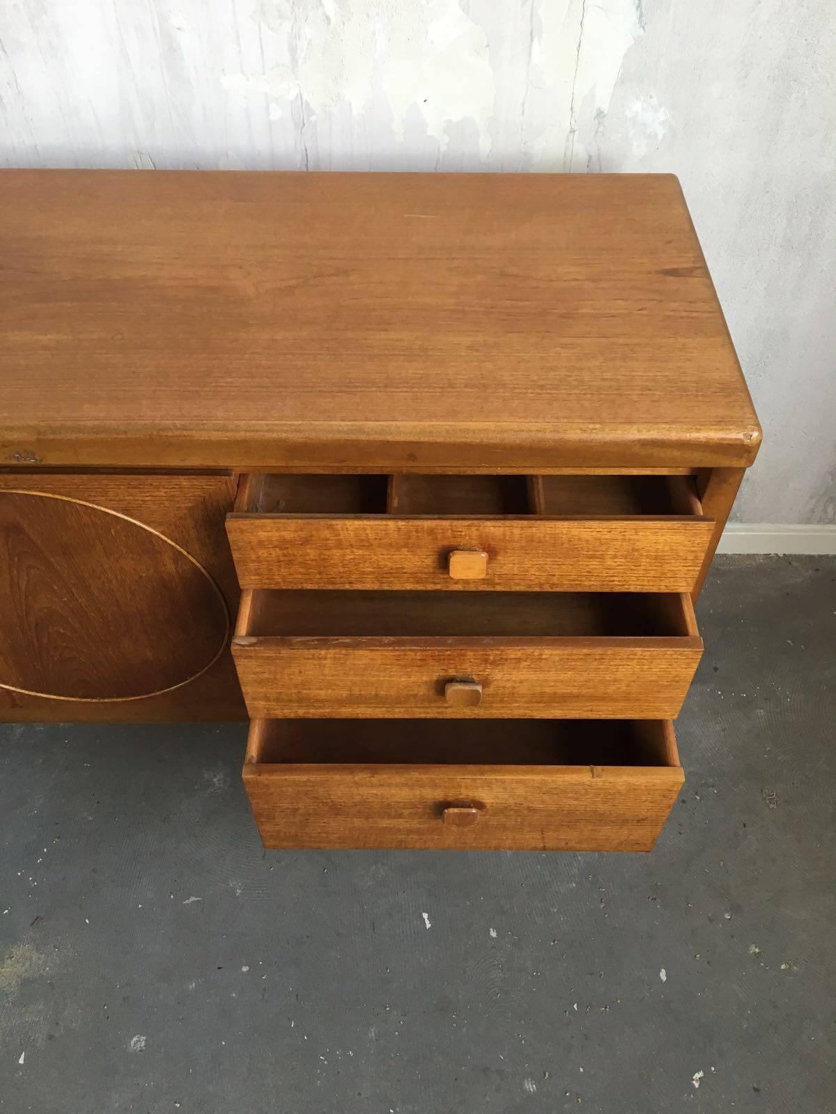 British Teak Vintage Sideboard by Nathan Furniture, 1960s-1970s