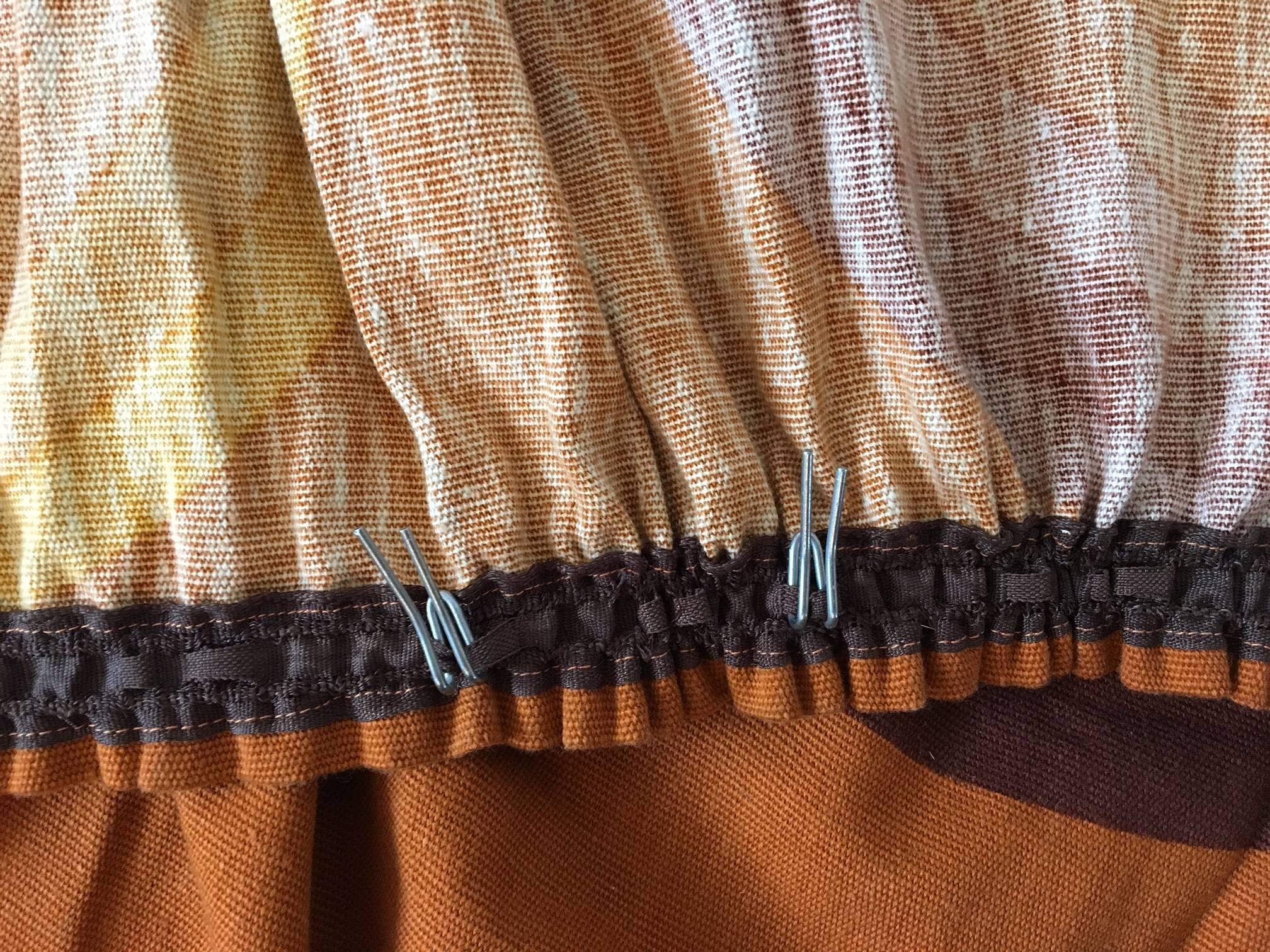 Cotton Verner Panton Spectrum Curtains, Textile, Fabric for Mira-X, 1960s For Sale