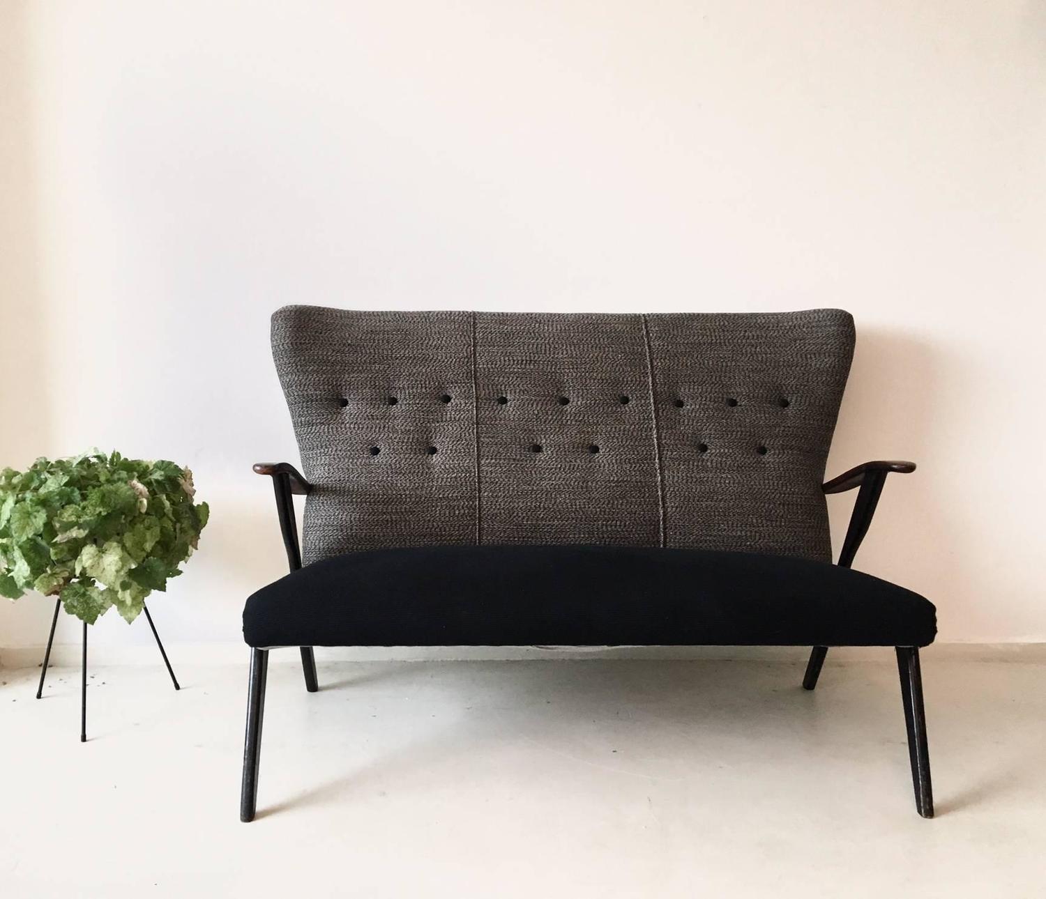 Small ThreeSeat Sofa, Ercol Style, 1950s For Sale at 1stdibs