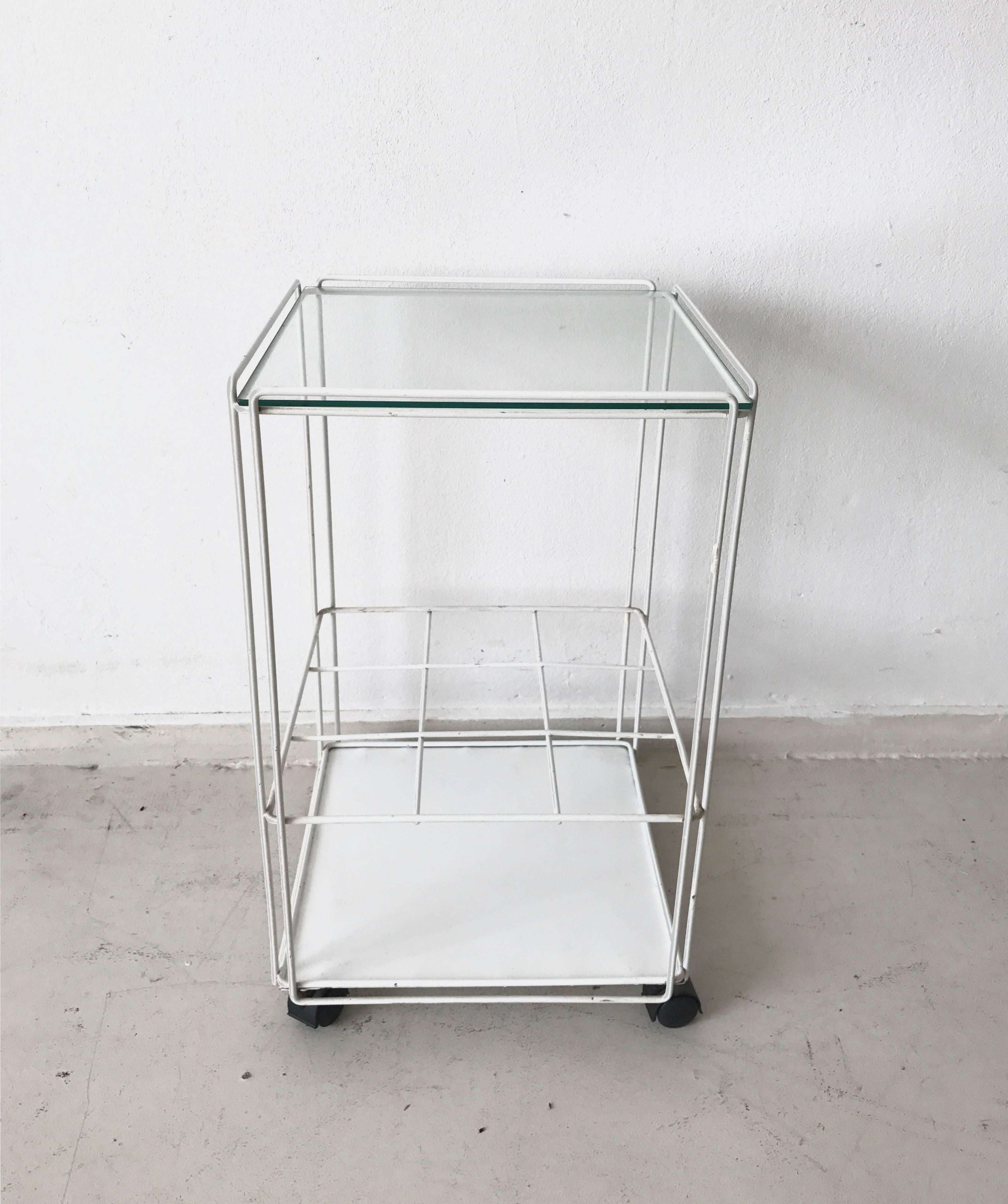 Mid-Century Modern Bar Cart, trolley, attr. to Max Sauze 1960s For Sale