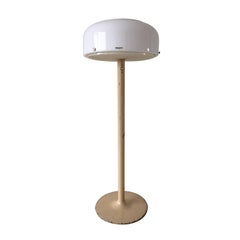 Vintage Rare White Floor Lamp by Anders Pehrson, for Ateljé Lyktan