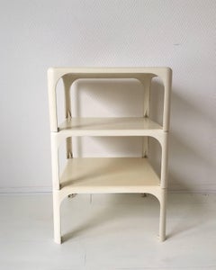 Set of Three Demetrio 45 Stackable Tables by Vico Magistretti for Artemide