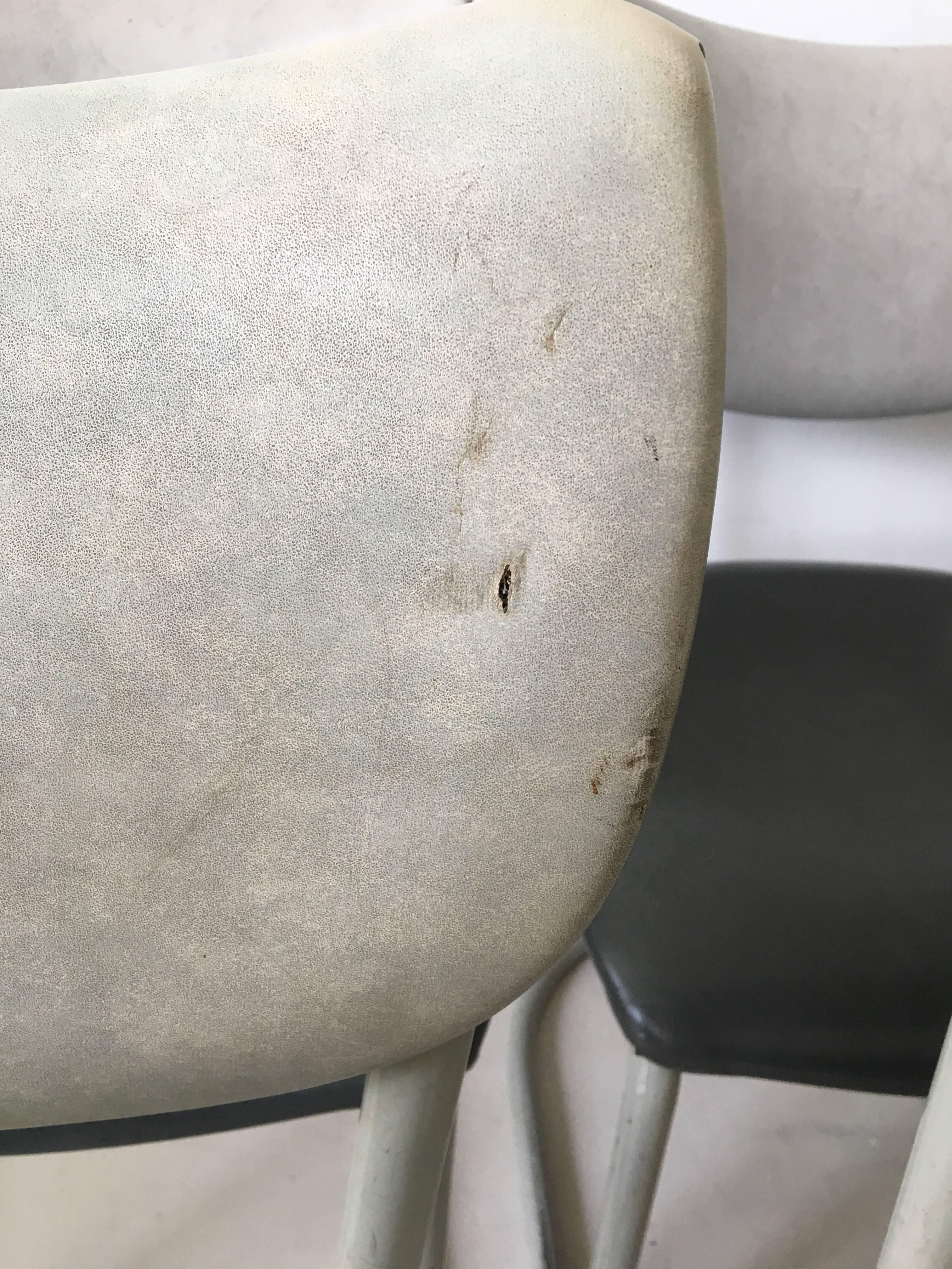Métal Gebr. De Wit, chaises de salle à manger industrielles tubulaires, modèle 2011, années 1950 en vente