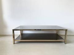 Exclusive 23-Carat Rectangular Gold-Plated Coffee Table, 1960s