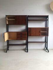 Modular Wall Unit by Simpla-Lux, 1960s