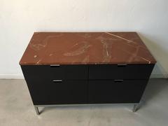 Exclusive Credenza with Marble Top by Florence Knoll, 1961