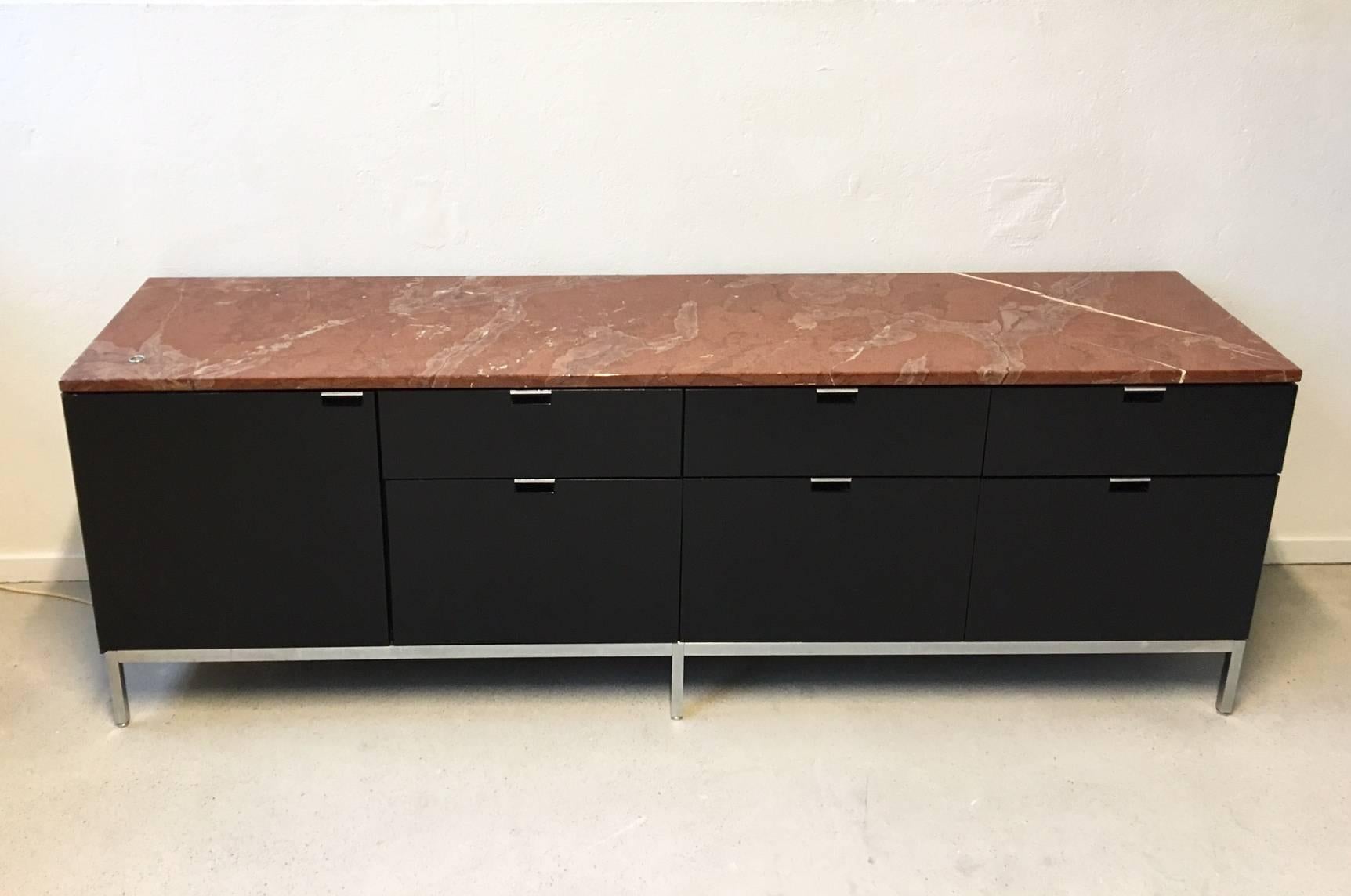 office credenza with refrigerator