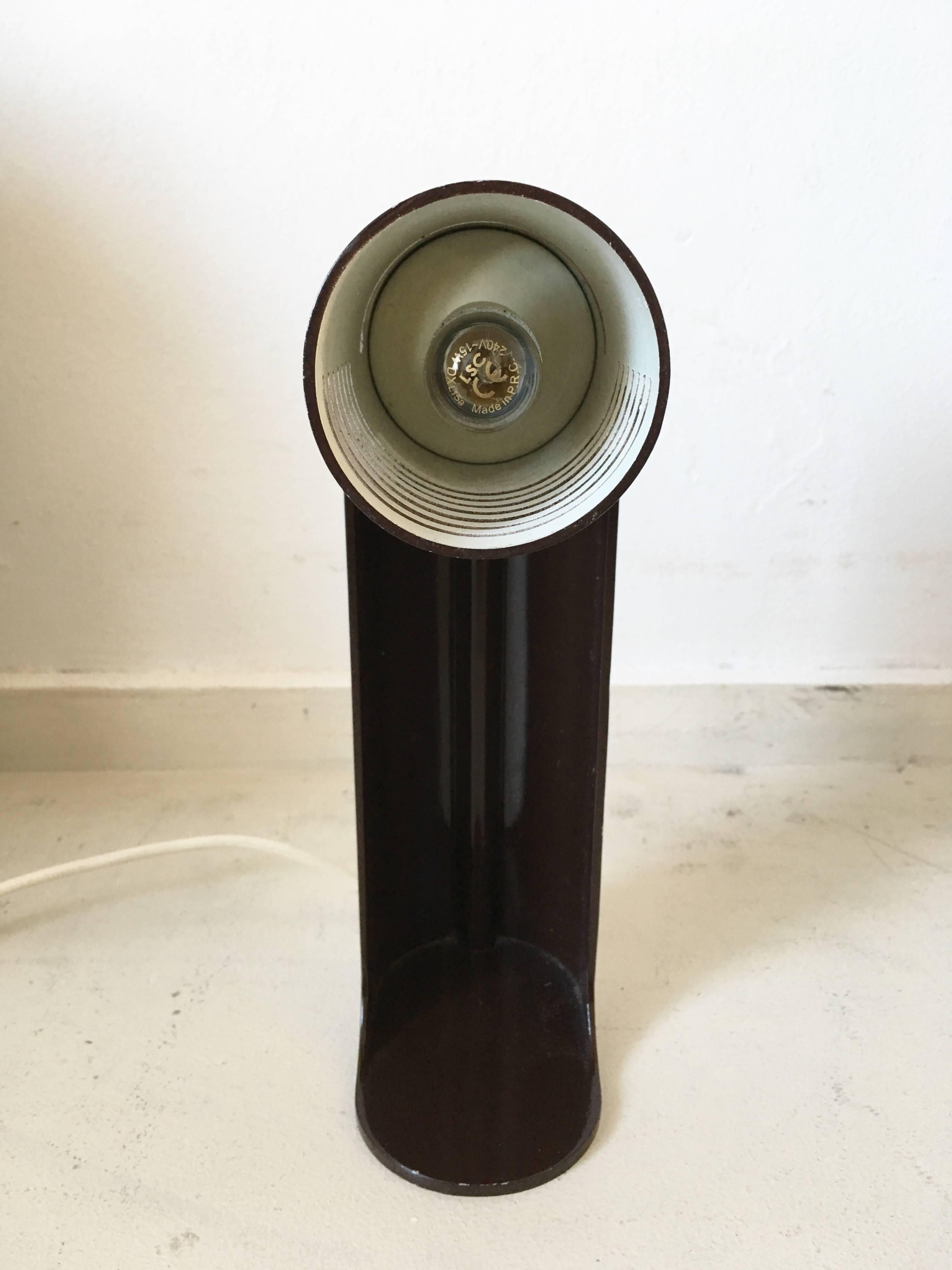 Italian, Space Age Desk Lamp, Model Flip Top, by R. Carruthers for Leuka, 1970s For Sale 2