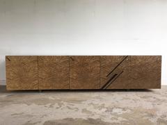 Saporiti Sideboard in Bird's-Eye Maple by Giovanni Offredi