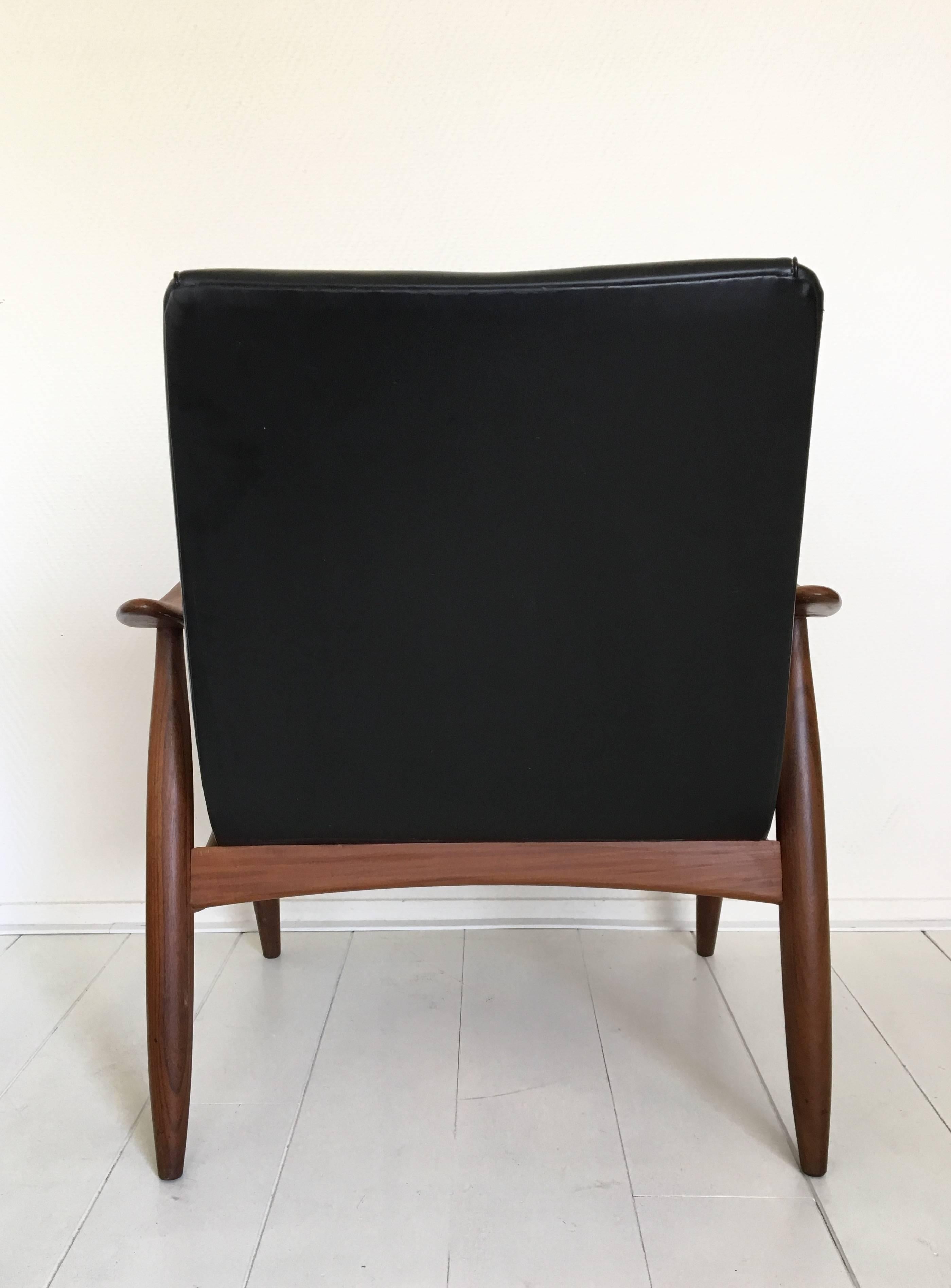 20th Century Mid-Century Modern Lounge Chair by Louis Van Teeffelen for Wébé, 1960s