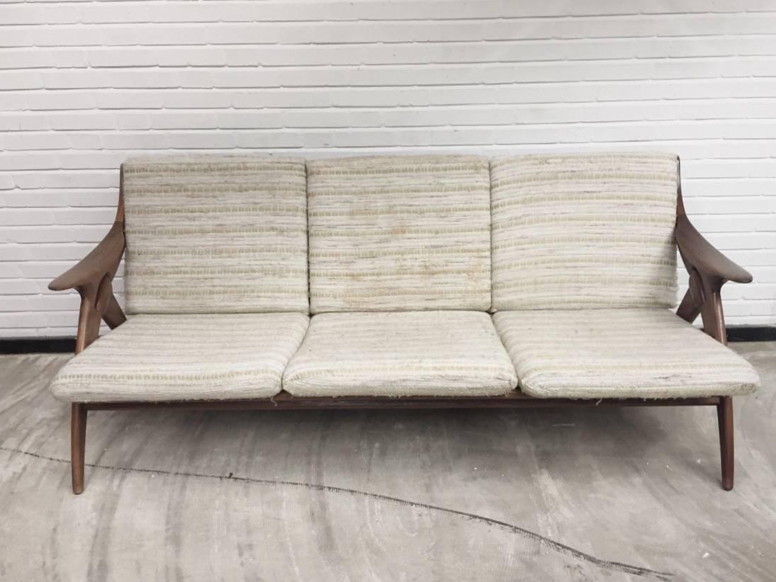 Vintage Design Sofa Manufactured by De Ster Gelderland, 1960s In Fair Condition In Schagen, NL