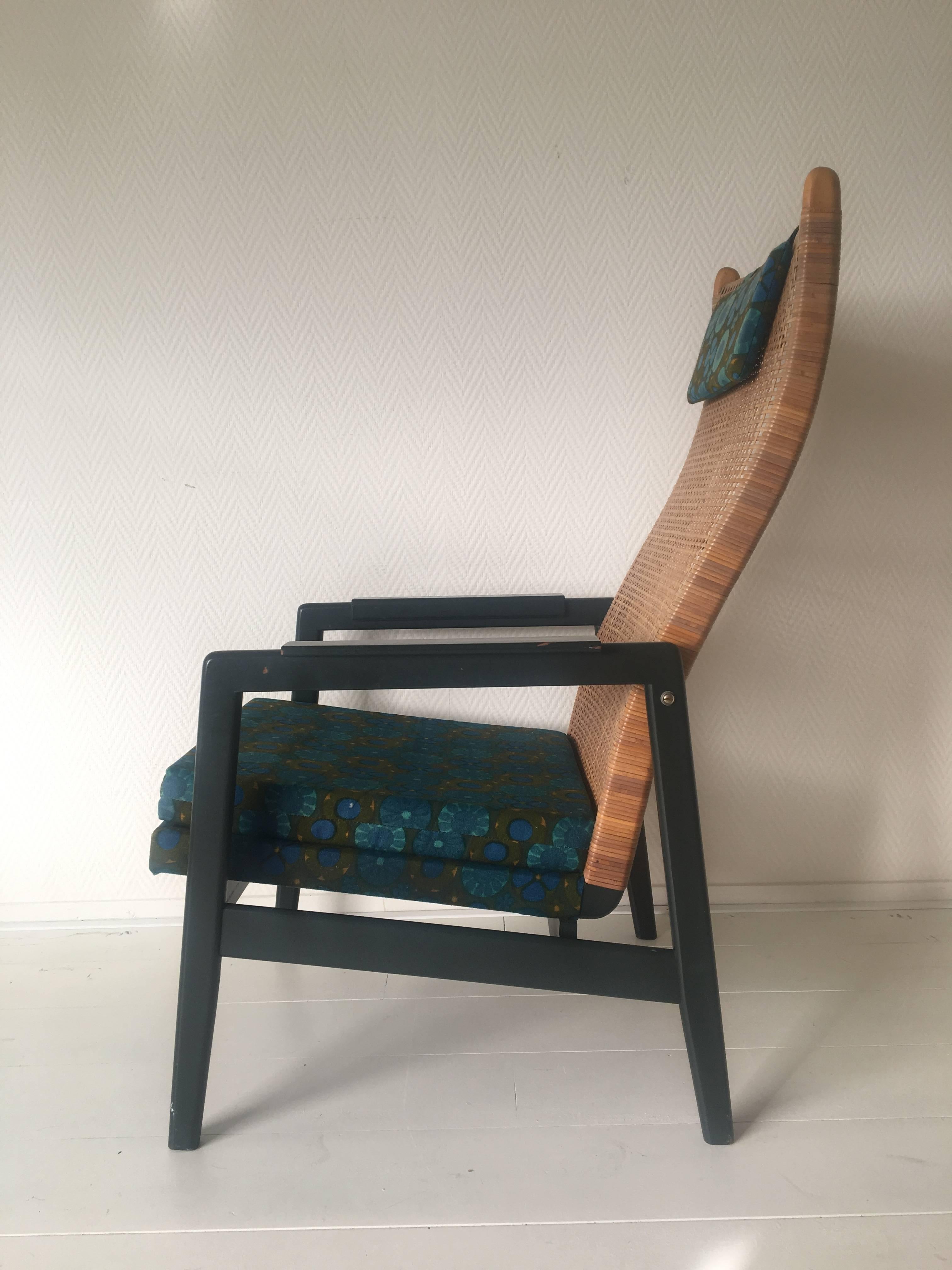 Dutch Vintage Bohemian Style Lounge Chair by P. Muntendam for Gebr. Jonkers For Sale