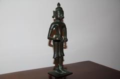 Indian Bronze Statue of Radha and Krishna, Bengal