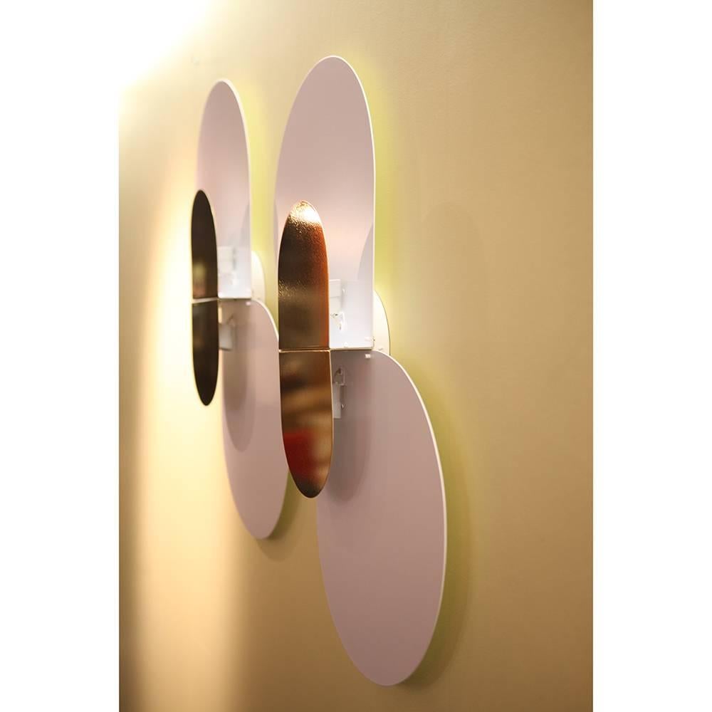 Mid-Century Modern Pair of Wall Lights by Giannino Crippa for Lumi Milano, 1970 For Sale