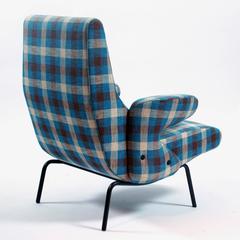 Armchair and Ottoman Delfino by Erberto Carboni, circa 1950 Arflex
