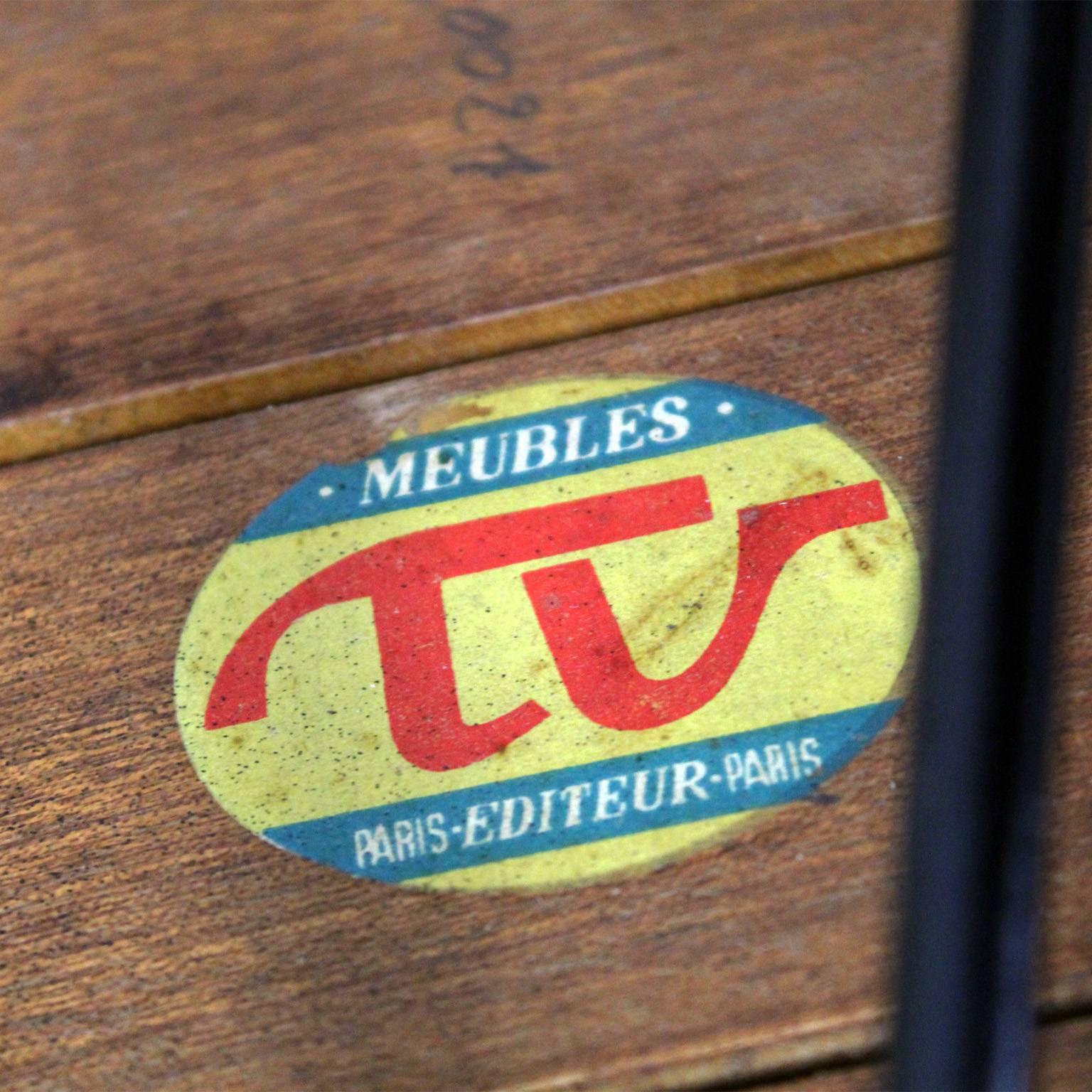 Mid-20th Century Bench or Coffee Table by Alain Richard for Meubles TV, circa 1950