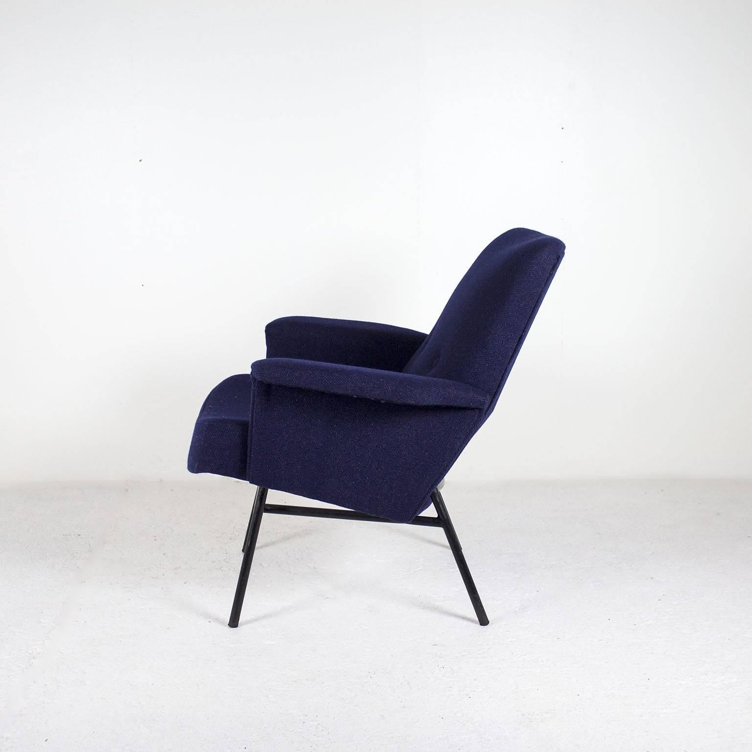 French Pair of Armchairs SK660 by Pierre Guariche for Steiner, 1950 For Sale