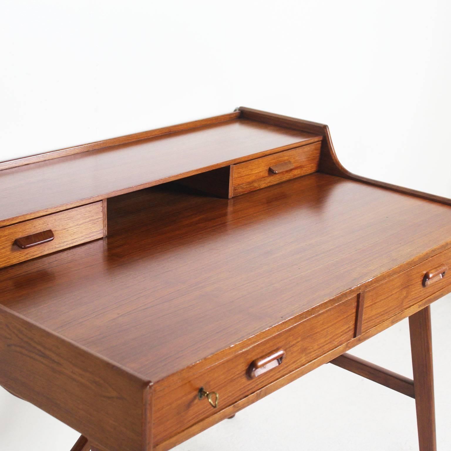 Teak Desk by Arne Wahl Iversen, 1960 For Sale