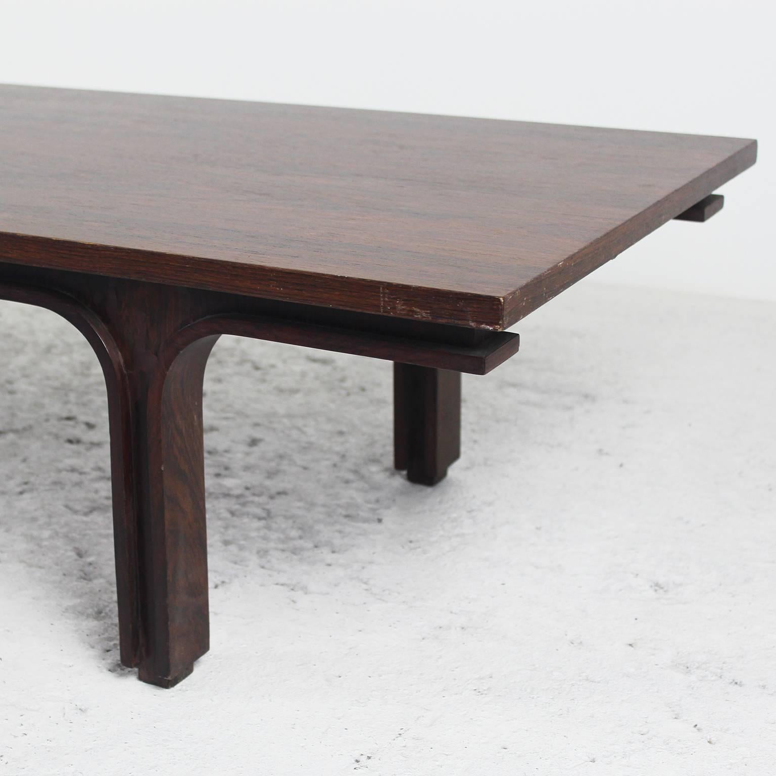 Italian Coffee Table or Bench by Gianfranco Frattini for Bernini, 1950 For Sale