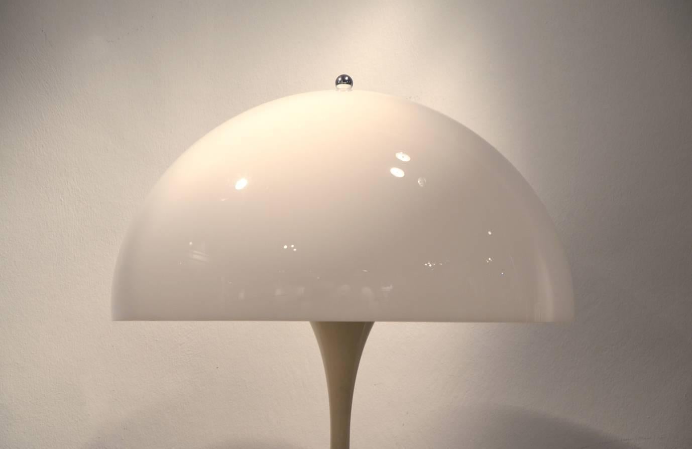 Original Verner Panton Panthella floor lamp by Louis Poulsen.