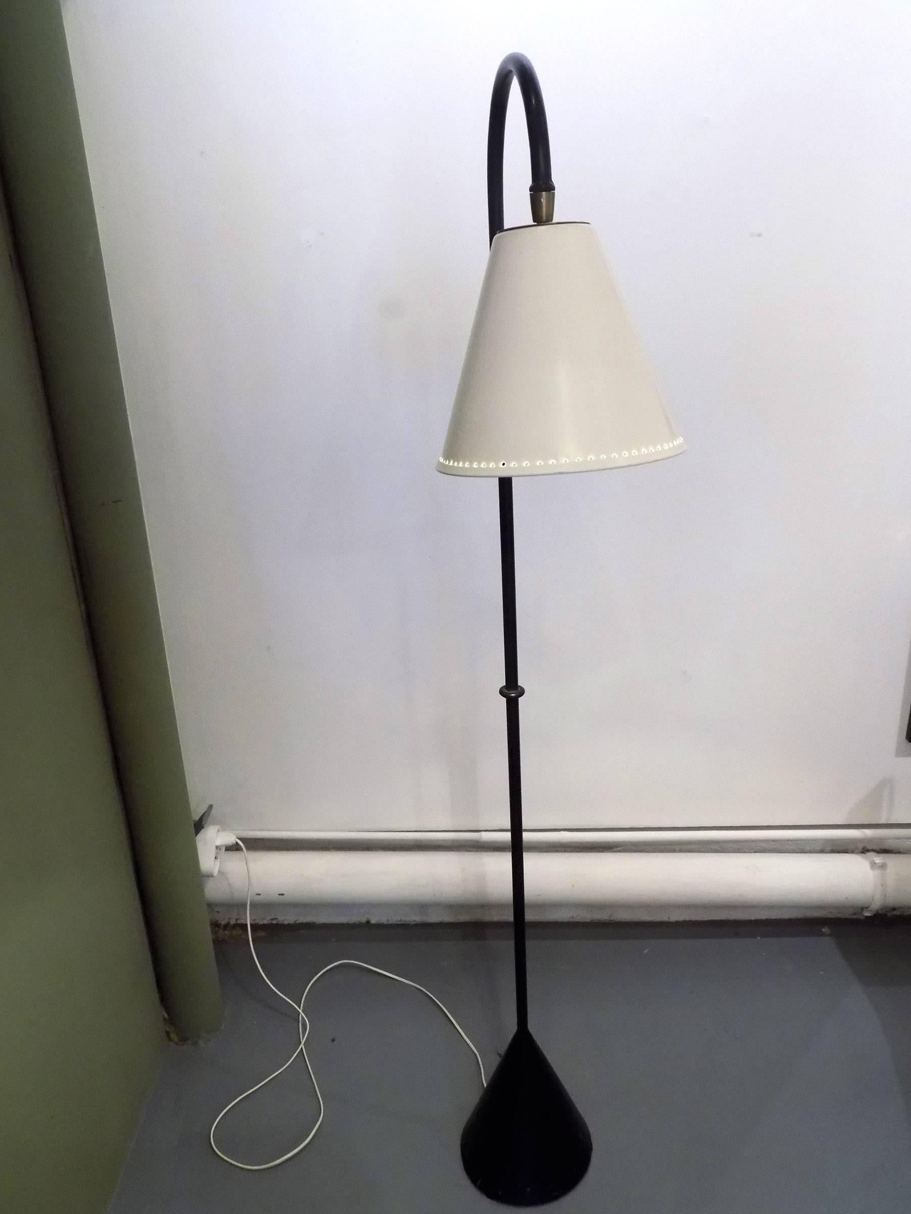 French 1950s Maison Lunel Floor Lamp For Sale