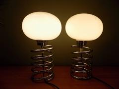 Pair of Ingo Maurer Table Lamp, circa 1970