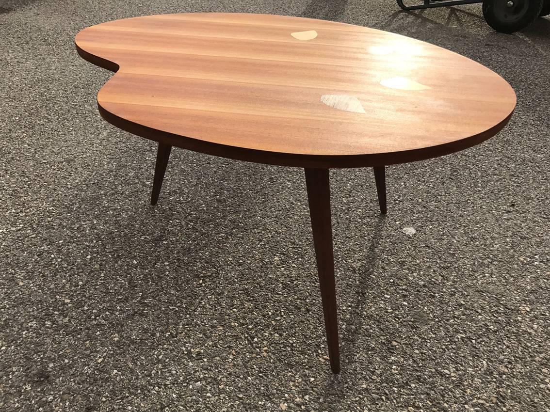 French Beautiful Wood Palett Presentation Table For Sale