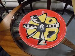 Roland Brice Signed Plate Manufactured in Biot France, circa 1950