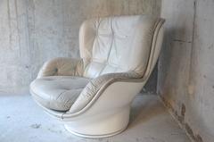 Original Airborn 1960s Michel Cadestin Yoga Chair and Ottoman