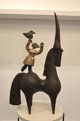 Fantastic Dominique Pouchain Bronze Unicorn Sculpture