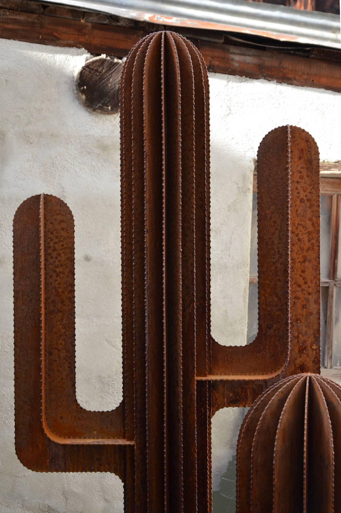 Cactus En Fer Rouille